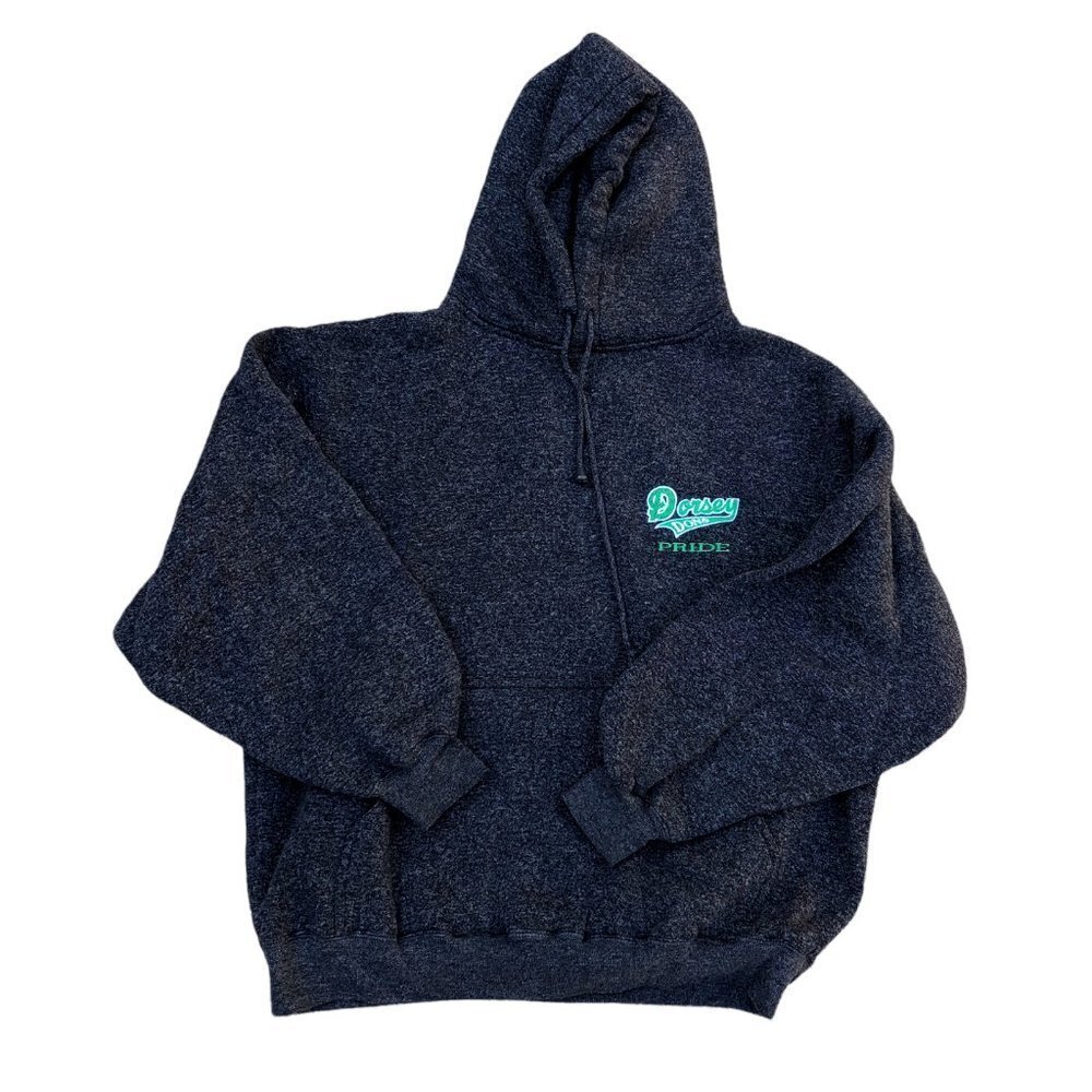 DORSEY HIGH SCHOOL DONS Pride Heather Grey Sweatshirt Men's SMALL Grey Hoodie‍